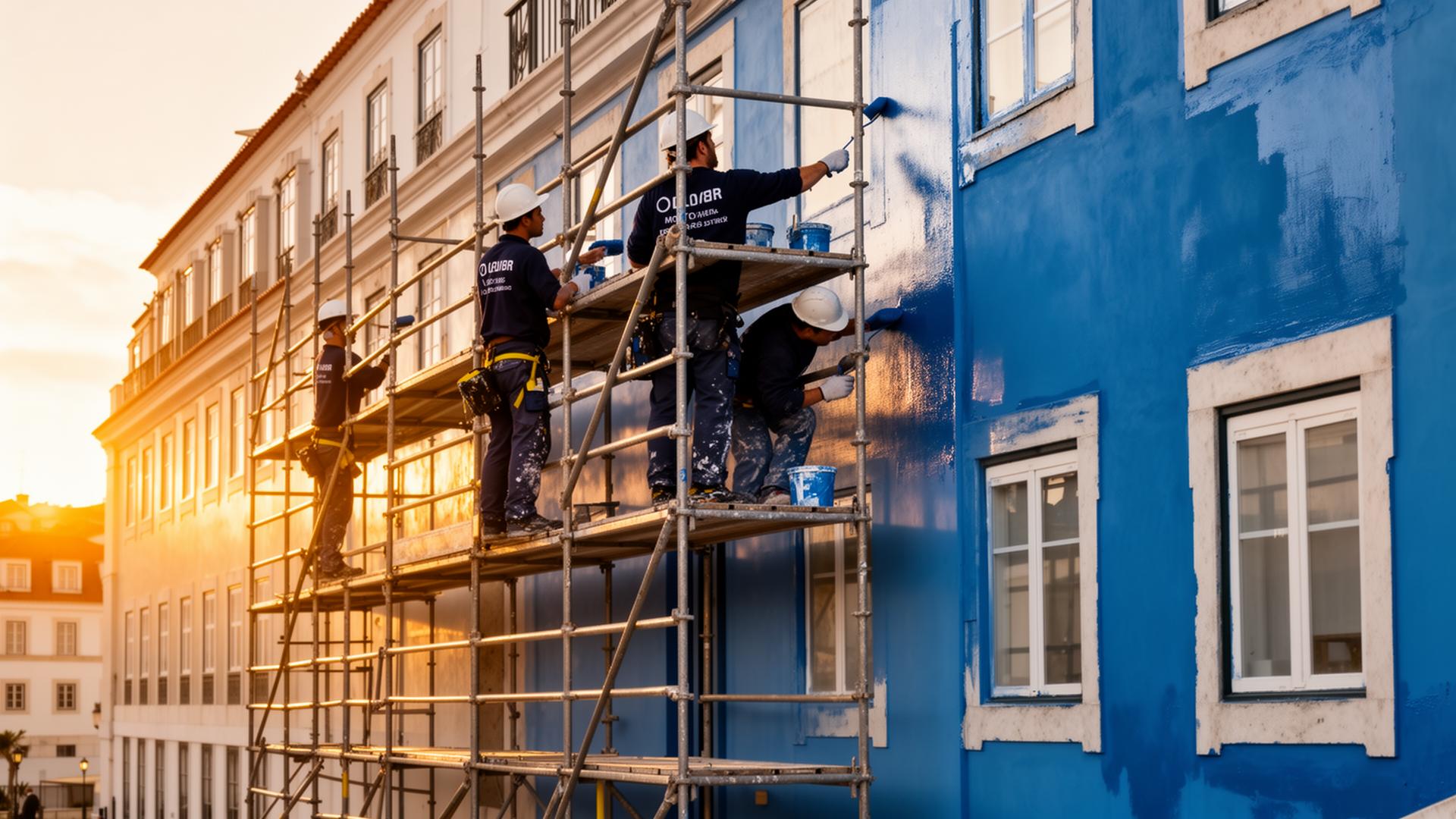 Pintura de fachada profissional em Portugal